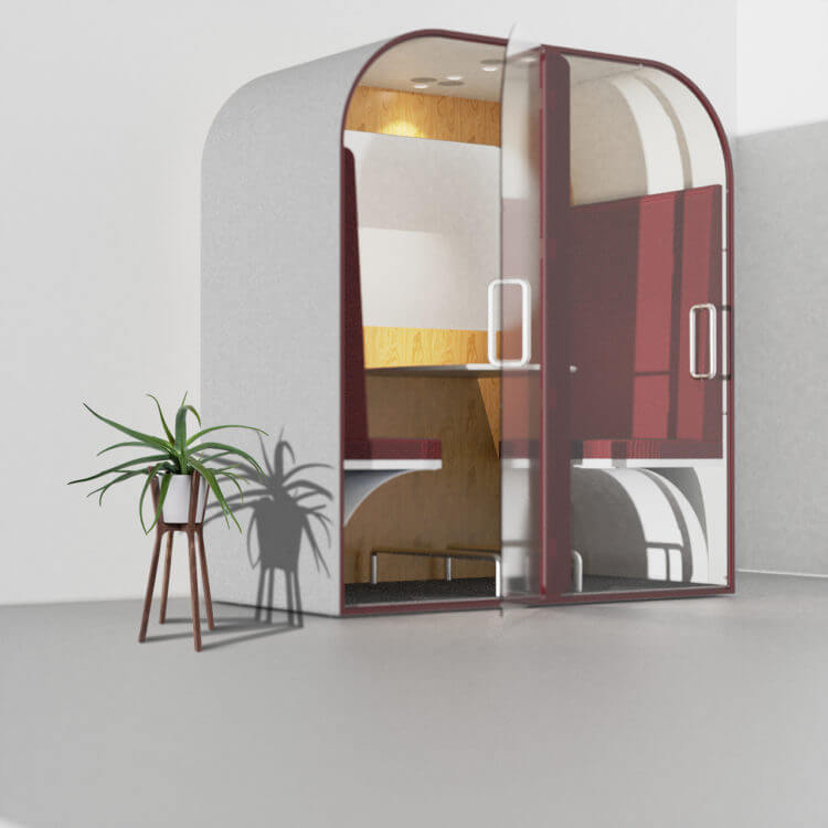 Double | akoestische cabine